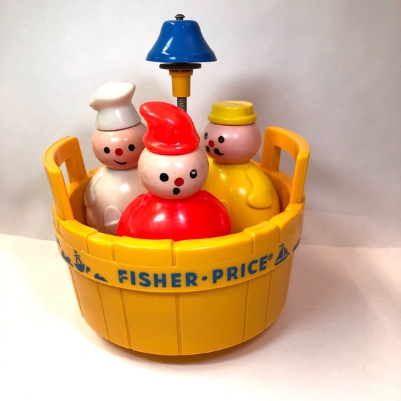 3 men in a tub toy
